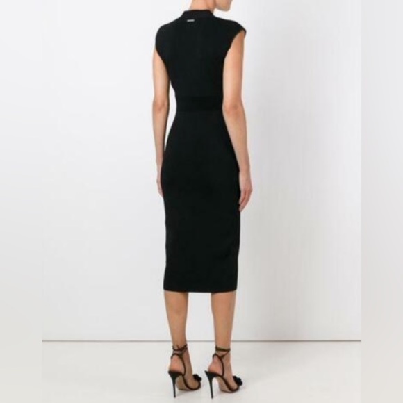 Stunning pre-loved Michael Kors black midi dress. - Picture 2 of 7